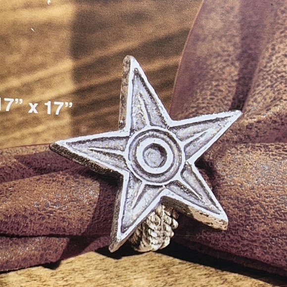 NIB RUSTIC RANCH NAPKINS SET OF 4 At Home W Western Moments NEW - Picture 3 of 5